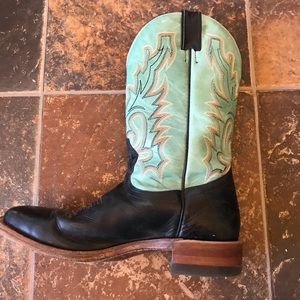Boulet Boots, beautiful teal/turquoise